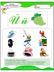 Ü Sesi Çalışma Sayfaları